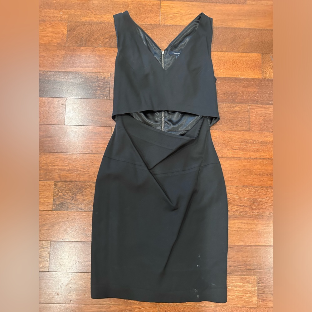 French Connection black cut out dress in size 4